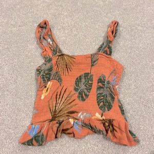 Boutique Crop Top Floral